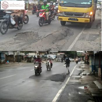 Setelah Diberitakan Saibumi.com, Aspal Benjol Jalan Ratu Dibalau Sudah Dibenahi